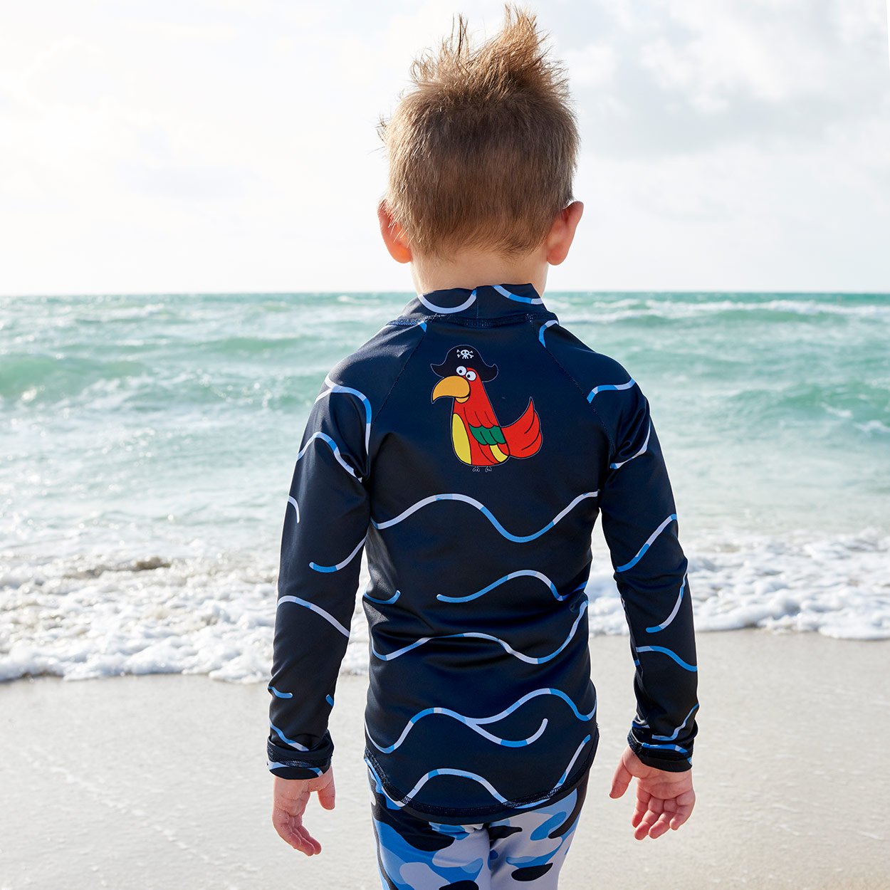 boys one piece rashguard